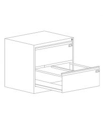 Двоен шкаф за висящи папки Malow File Locker SZK102