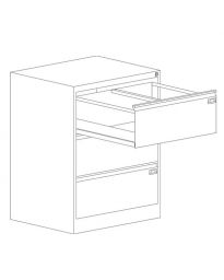 Двоен шкаф за висящи папки Malow File Locker SZK202