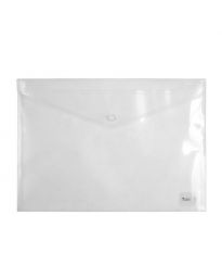 Папка джоб с копче OfficeMe Clear