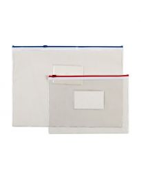 Папка джоб с цветен цип Office Point