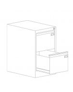 Единичен шкаф за висящи папки Malow File Locker SZK101