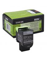 Тонер касета черна Lexmark 80C20K0