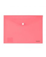 Папка джоб с копче OfficeMe Clear