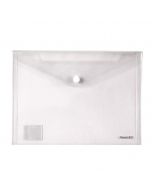 Папка джоб с копче OfficeMe Clear