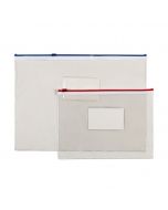 Папка джоб с цветен цип Office Point