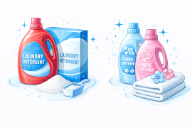 Препарати за пране и омекотители