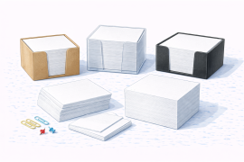 Хартиени листчета, поставки