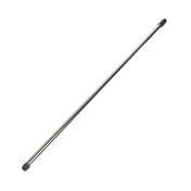 Дръжка метална Inox Shine 130 cm права резба
