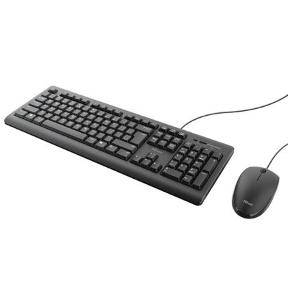 Комплект клавиатура и мишка Trust Primo