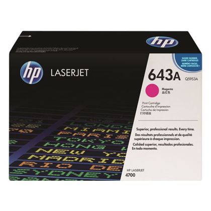 Тонер касета цветна Magenta HP no. 643A Q5953A