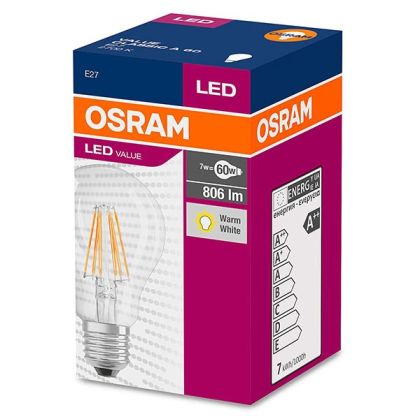 Крушка Osram LED Value Filament CLA60