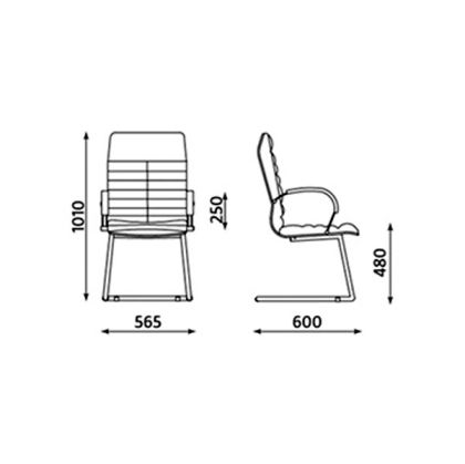 Стол Orion Steel Chrome CF LB