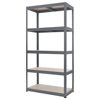 Метален стелаж STAR 180x90x45 см, до 350 кг на рафт - сив