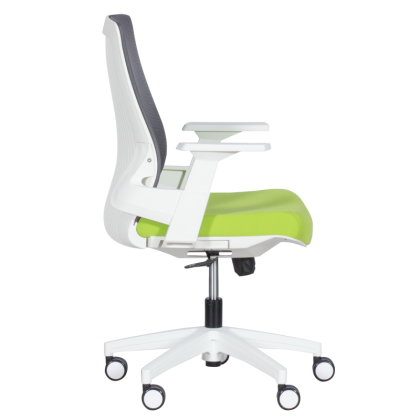 Работен офис стол Carmen 7547 - зелен-сив