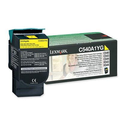 Тонер касета цветна Yellow Lexmark C540A1YG