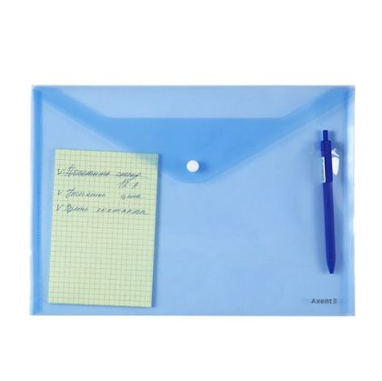 Папка джоб с копче OfficeMe Clear