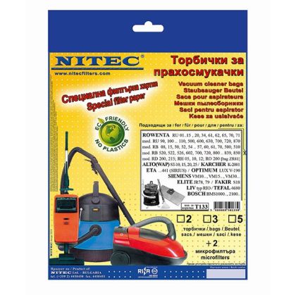 Торби за прахосмукачка Nitec T133