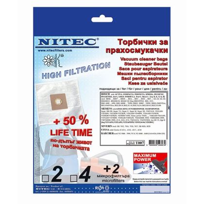 Торби за прахосмукачка Nitec T807