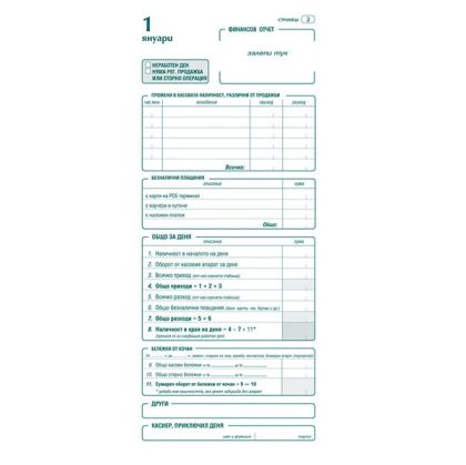 Книга за дневните финансови отчети