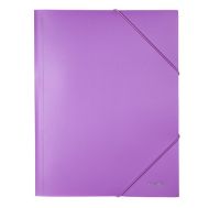 Папка с три капака и ластик OfficeMe Pastel