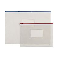 Папка джоб с цветен цип Office Point