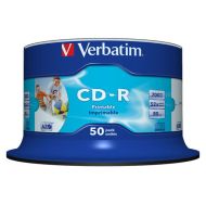 CD-R Verbatim 52x 700 MB шпиндел 50 бр. Printable