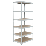 Метален стелаж STAR 213x90x60 см, до 250 кг на рафт - цинк