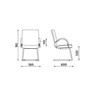 Стол Nadir Steel CF LB